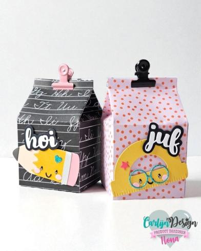 Preview: Carlijn Design - Stanzschablone "Celebration Carton" Dies 