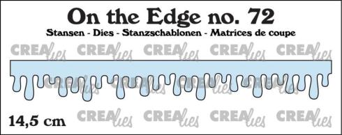 Crealies - Stanzschablone "No. 72 Icicles, dripping honey and frosting" On the Edge Dies