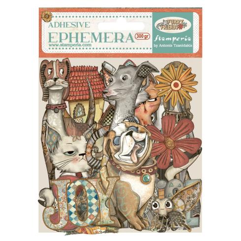 Stamperia - Stanzteile "Furry Friends" Die Cuts Ephemera