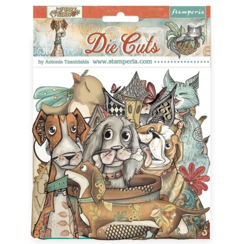 Stamperia - Stanzteile "Furry Friends" Die Cuts