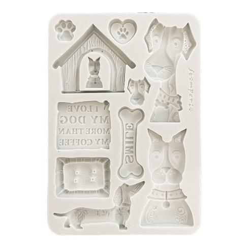 Stamperia - Gießform A5 "I Love My Dog" Soft Mould 