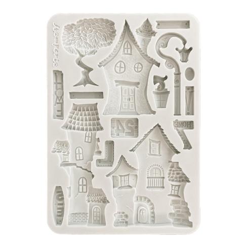 Stamperia - Gießform A5 "Houses" Soft Mould 