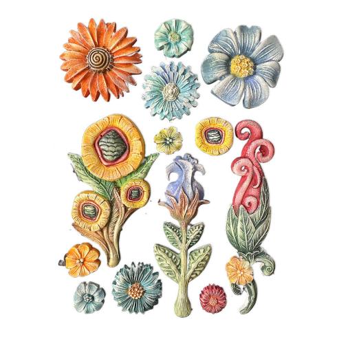 Stamperia - Gießform A5 "Flowers" Soft Mould 