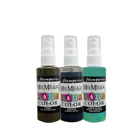 Stamperia - Aquarellfarbe "Furry Friends" Aquacolor Paint Kit 3x60ml