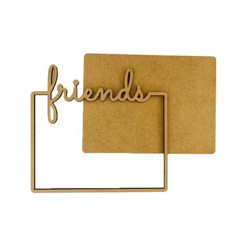 Stamperia - Holzteile "Plate Friends" MDF Crafty Shapes Blanks