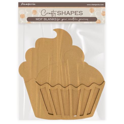 Stamperia - Holzteile "Sweet" MDF Crafty Shapes Blanks