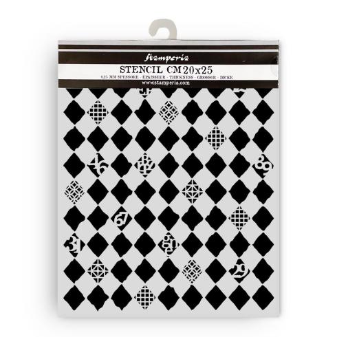 Stamperia - Schablone 20x25cm "Rhombus Pattern" Stencil