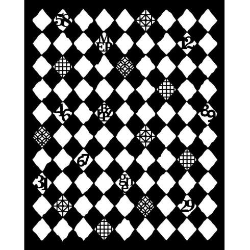 Stamperia - Schablone 20x25cm "Rhombus Pattern" Stencil