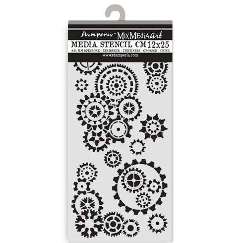 Stamperia - Schablone 12x25cm "Gears" Stencil
