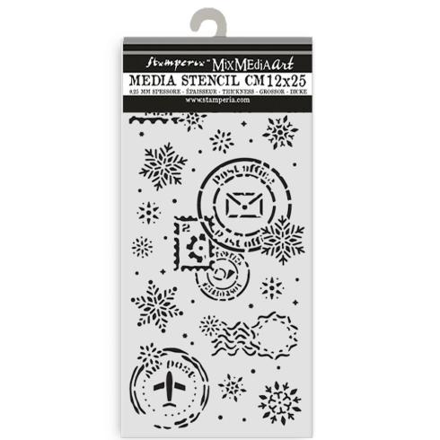 Stamperia - Schablone 12x25cm "Snowflakes" Stencil