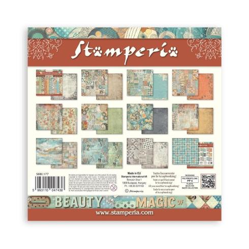 Stamperia - Designpapier "Furry Friends" Maxi Paper Pack 12x12 Inch - 10 Bogen