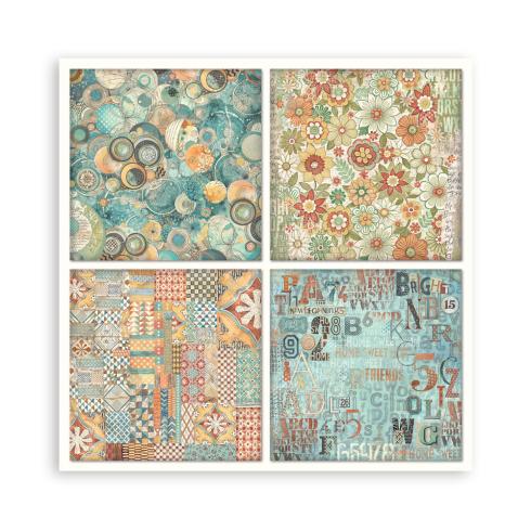 Stamperia - Designpapier "Furry Friends" Maxi Paper Pack 12x12 Inch - 22 Bogen