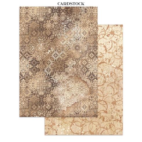 Stamperia - Papier, Aufkleber & Stanzteile "Coffee and Chocolate" Junk Journal Backgrounds,Stickers,Cut-Outs