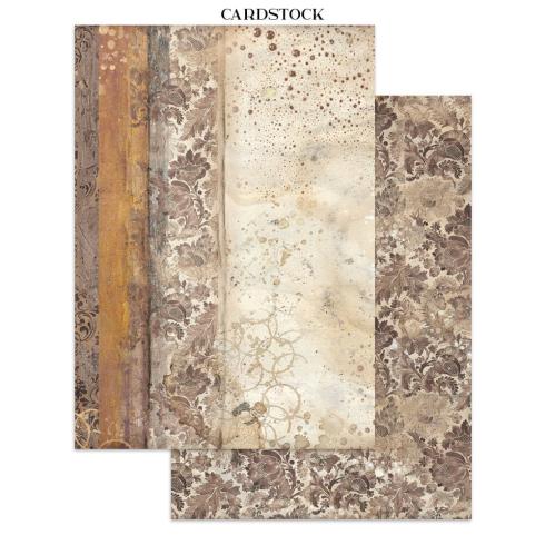 Stamperia - Papier, Aufkleber & Stanzteile "Coffee and Chocolate" Junk Journal Backgrounds,Stickers,Cut-Outs