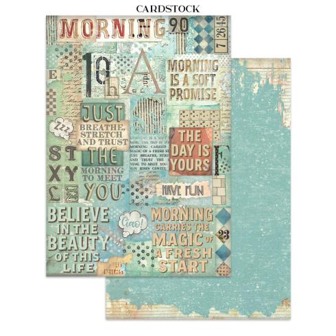 Stamperia - Papier, Aufkleber & Stanzteile "Furry Friends" Junk Journal Backgrounds,Stickers,Cut-Outs