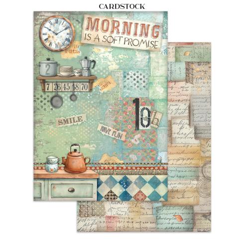 Stamperia - Papier, Aufkleber & Stanzteile "Furry Friends" Junk Journal Backgrounds,Stickers,Cut-Outs