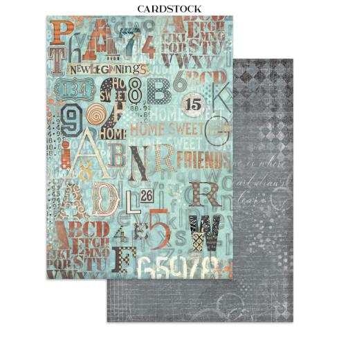 Stamperia - Papier, Aufkleber & Stanzteile "Furry Friends" Junk Journal Backgrounds,Stickers,Cut-Outs