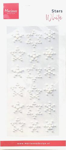 Marianne Design - Schmucksteine "Stars White" Decorations Pearls