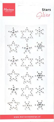 Marianne Design - Schmucksteine "Stars Silver " Decorations Rhinestones 