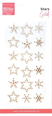Marianne Design - Schmucksteine "Stars Gold" Decorations Rhinestones