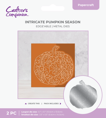 Crafters Companion - Stanzschablone "Intricate Pumpkin Season" Dies