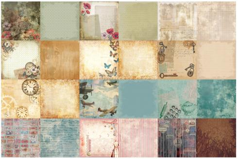 Arden Creative Studio - Designpapier "Remembering..." Paper Pack 12x12 Inch - 12 Bogen