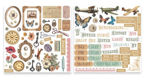 Arden Creative Studio - Stanzteile "Remembering..." Ephemera