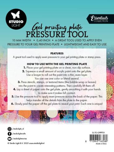 Studio Light - Gel Printing Plate Pressure Tool Ø10mm
