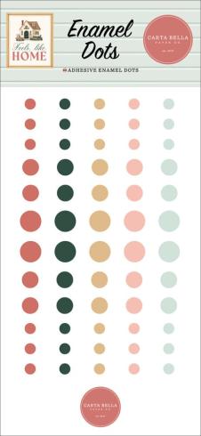 Carta Bella -"Feels Like Home" Enamel Dots 60 Stk. 