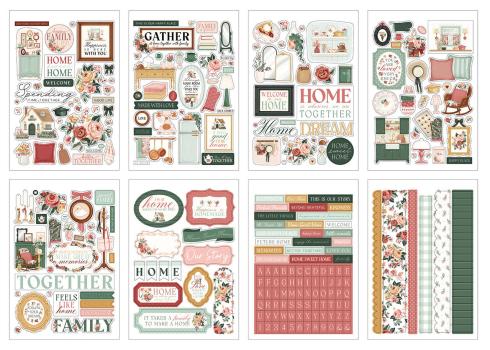 Preview: Carta Bella - Aufkleber "Feels Like Home" Sticker Book