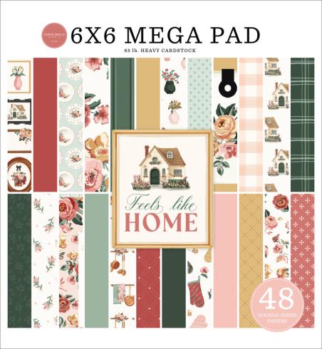 Carta Bella - Designpapier "Feels Like Home" Cardmakers Mega Pad 6x6 Inch - 48 Bogen