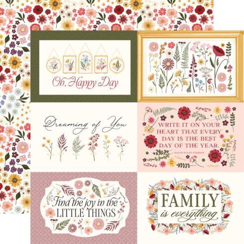 Carta Bella - Designpapier "Pressed Floral" Collection Kit 12x12 Inch - 12 Bogen  