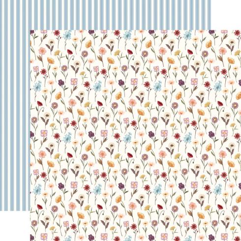 Carta Bella - Designpapier "Pressed Floral" Collection Kit 12x12 Inch - 12 Bogen  