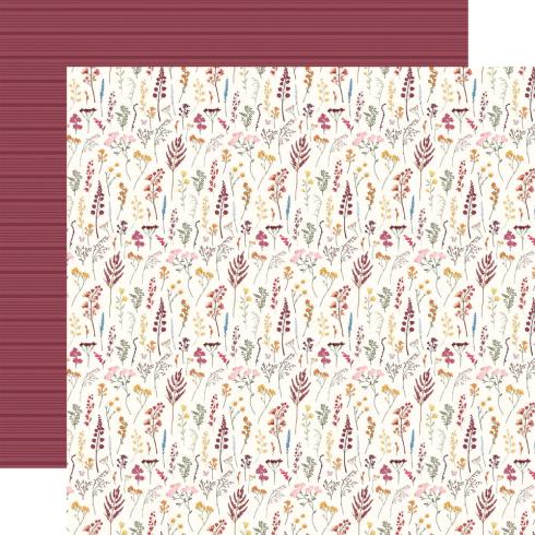 Carta Bella - Designpapier "Pressed Floral" Paper Pad 6x6 Inch - 24 Bogen