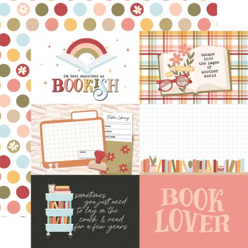 Echo Park - Designpapier "Bookish" Paper Pack 6x6 Inch - 24 Bogen