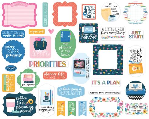 Preview: Echo Park - Stanzteile "Plan On It" Ephemera