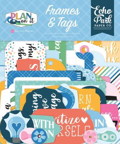Echo Park - Stanzteile & Anhänger "Plan On It" Frames & Tags 