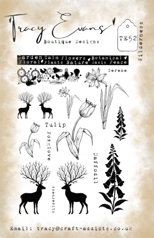 Tracy Evans - Stempelset "Wilderness" Clear Stamps