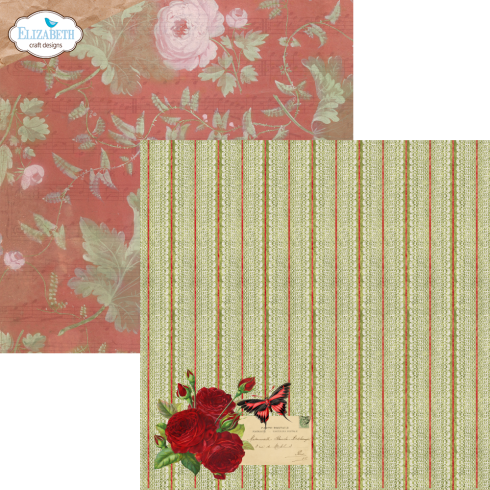 Elizabeth Craft Designs - Designpapier "Romantic Revival" Paper Pack 12x12 Inch - 12 Bogen