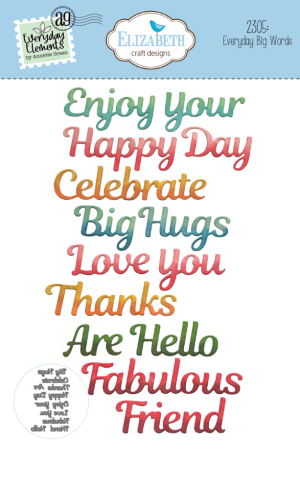 Elizabeth Craft Designs - Stanzschalone "Everyday Big Words" Dies
