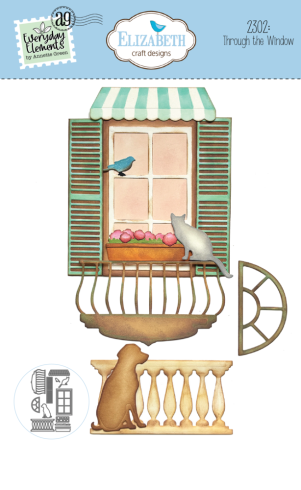 Elizabeth Craft Designs - Stanzschalone "Through the Window" Dies