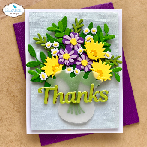 Preview: Elizabeth Craft Designs - Stanzschalone "Build A Bouquet" Dies