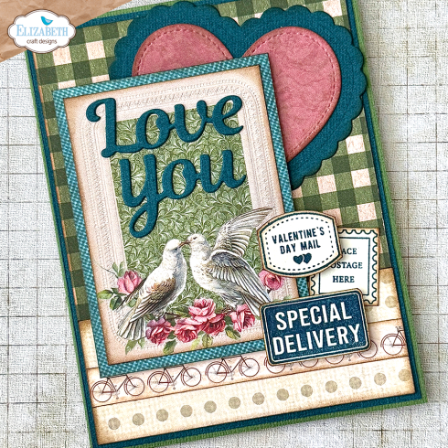Preview: Elizabeth Craft Designs - Stempelset "Postcard Parts" Clear Stamps