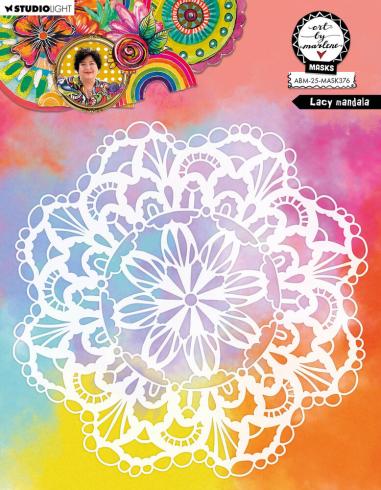Art By Marlene - Schablone "Lacy Mandala" Stencil - Mask 