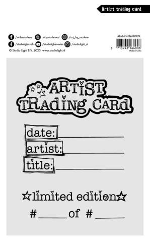 Preview: Art By Marlene - Stempel "Artist Trading Card" Clear Stamps