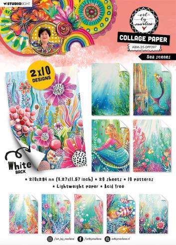 Art By Marlene - Designpapier "Sea Scenes" Paper Pack A4 - 20 Bogen