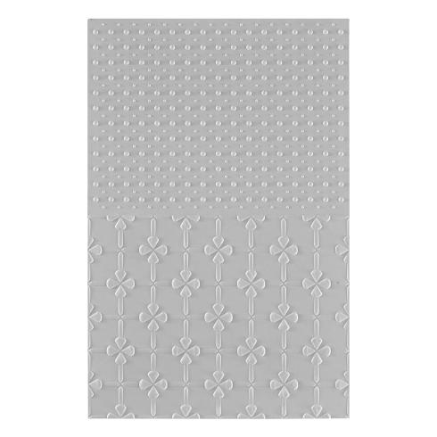 Preview: Spellbinders - Prägefolder "Polka Dots & Posy Duo" Embossingfolder