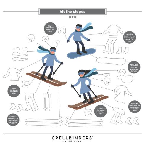 Preview: Spellbinders - Stanzschablone "Hit the Slopes" Dies