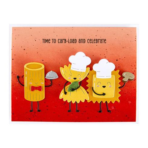 Spellbinders - Stanzschablone "Pasta Friends" Dies