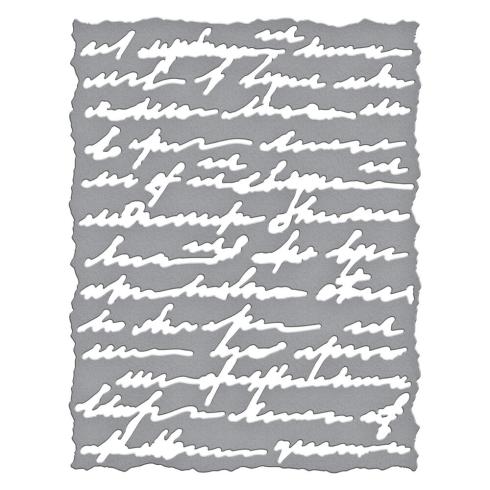 Preview: Spellbinders - Stanzschablone "Deckled Edge Script" Dies